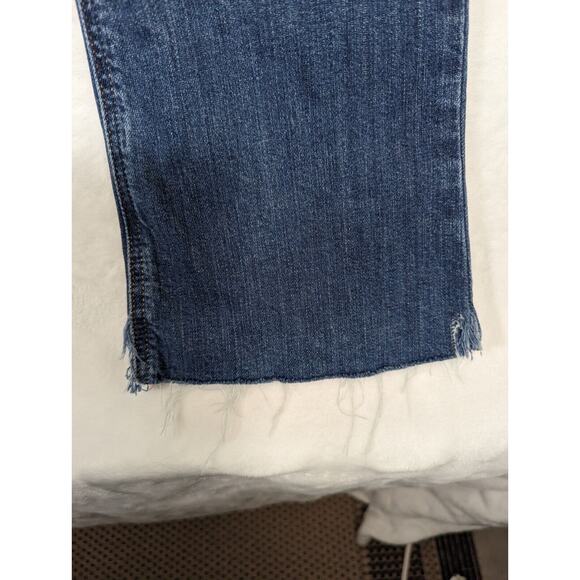 Hollister jeans 9L 8" Rise So Waist 30-32".Inseam 32.5" But Can Be Cut Fray wash - Picture 5 of 11